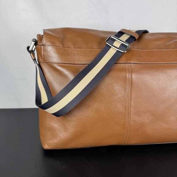 Coach Charles Brown Leather Messenger Shoulder Briefcase Bag - Picture 6 of 9